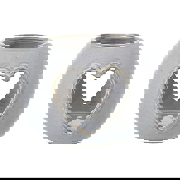 Hill Interiors Ceramic Round Tealight Holder - White