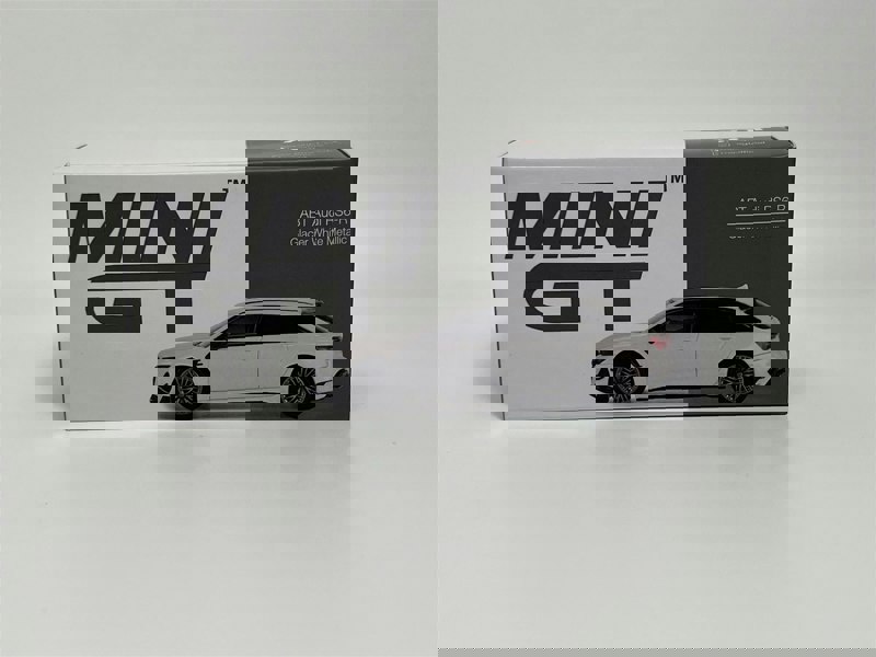 Mini GT ABT Audi RS6 R Glacier White Metallic LHD 1:64 Scale Mini GT MGT00701L