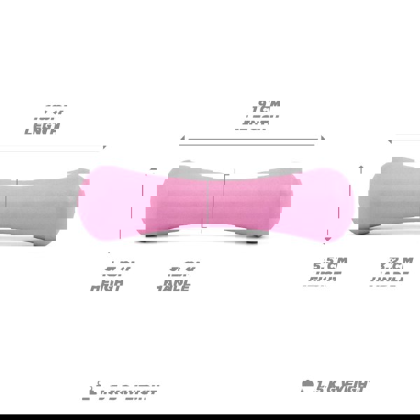 Phoenix Fitness Neoprene Dumbbell Weight 1.5KG - Pink