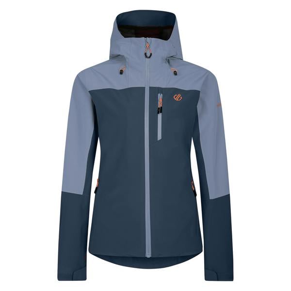 Dare 2B Womens/Ladies Mountain Series Waterproof Jacket - Moonlight Denim/Rainwashed