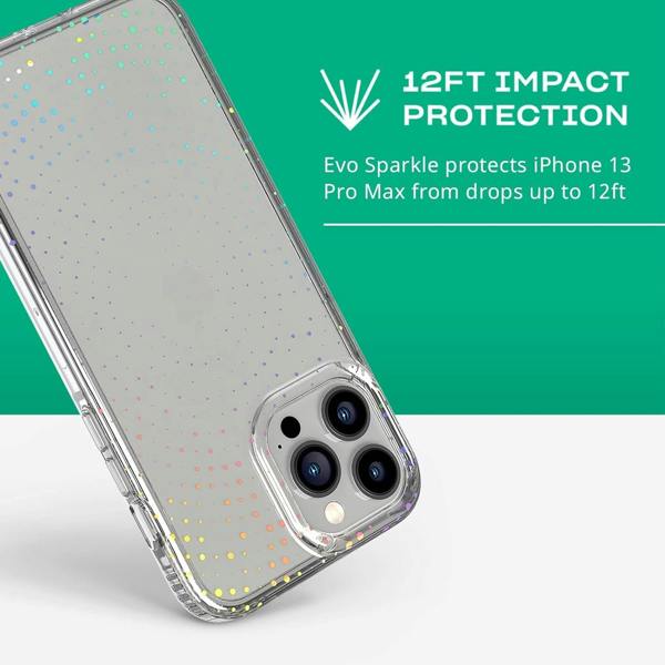 Tech 21 Evo Sparkle for iphone 13 Pro Max 6.7" Iridescent T21-8998