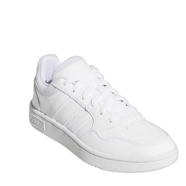Adidas Womens/Ladies Hoops 3.0 Trainers - White - 