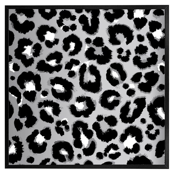 Benjamin Tate Design Silver leopard print (picture Frame)