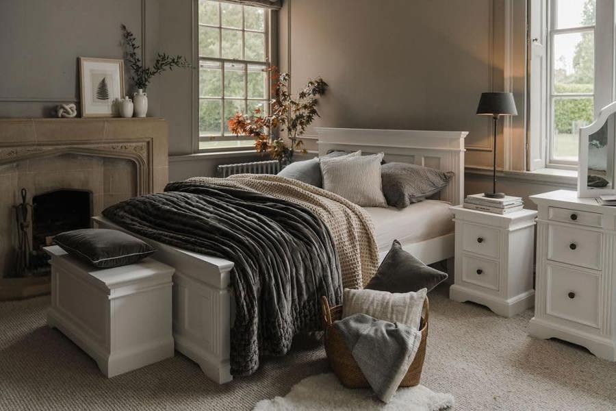 Statement Furniture Gainsborough Blanket Box Bedroom Wooden Storage Otoman