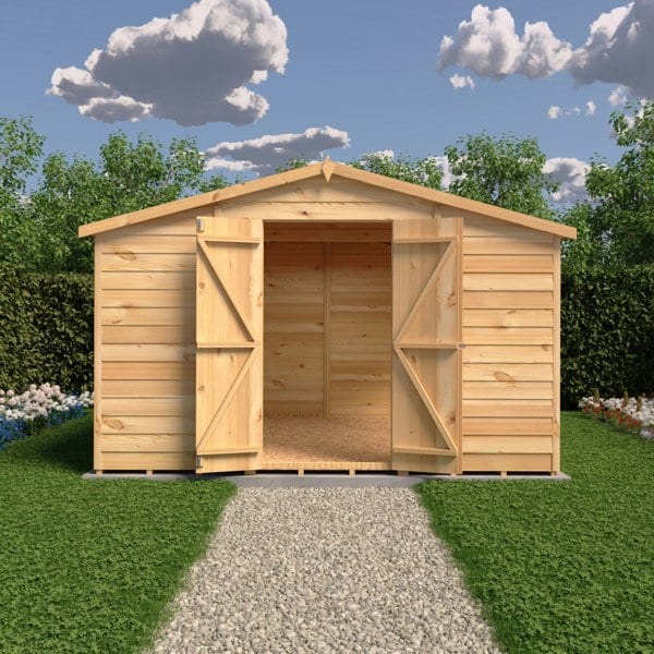 Shire Overlap Double Door 10x10 Economy Storage Shed