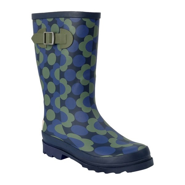 Regatta Womens Orla Kiely Rain Cloud Mid Calf Wellington Boots - Blue