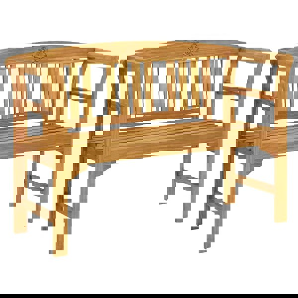Berkfield Garden Bench 114 cm Solid Acacia Wood
