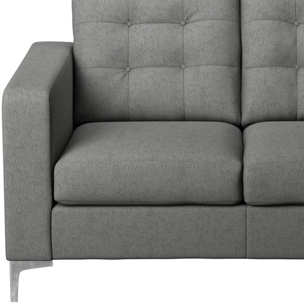 Hackney Fabric 2 Seater Sofa - 4