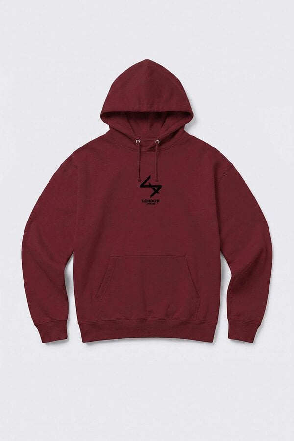 London Attitude Relaxed Fit Japanese Inspired  Graphic Hoodie