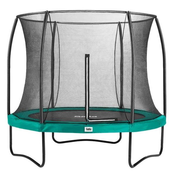 10ft Salta Green Round Comfort Edition Trampoline with Enclosure (5075G)