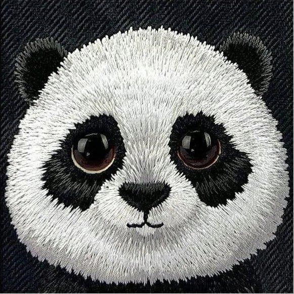 Nimmy Friends Big Eyed Pet 2.0 Panda Case for iPhone 16 Pro 6.3" Black - N-XDY-iP61-Pro-06