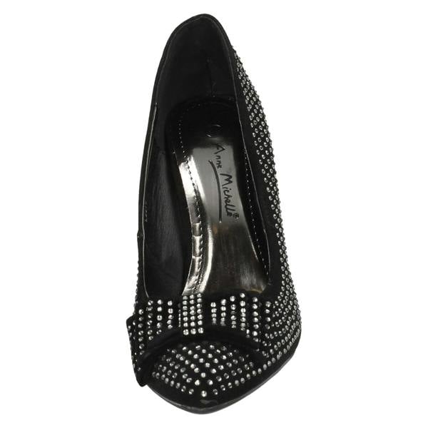 Anne Michelle Ladies Anne Michelle Diamante Bow Detail Party Shoes