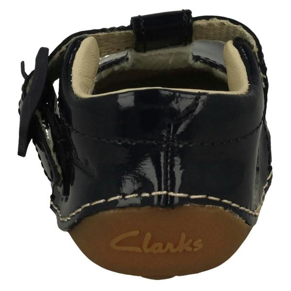 Clarks Girls Clarks Casual Pre Walker Shoes with Heart Detail Tiny Beat T
