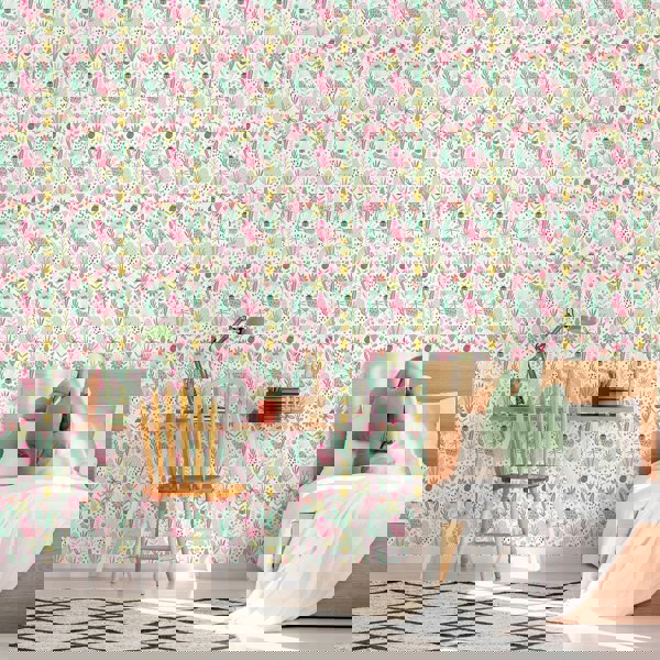 Hoopla Walls Bug Garden - Candy Apples 10m Wallpaper