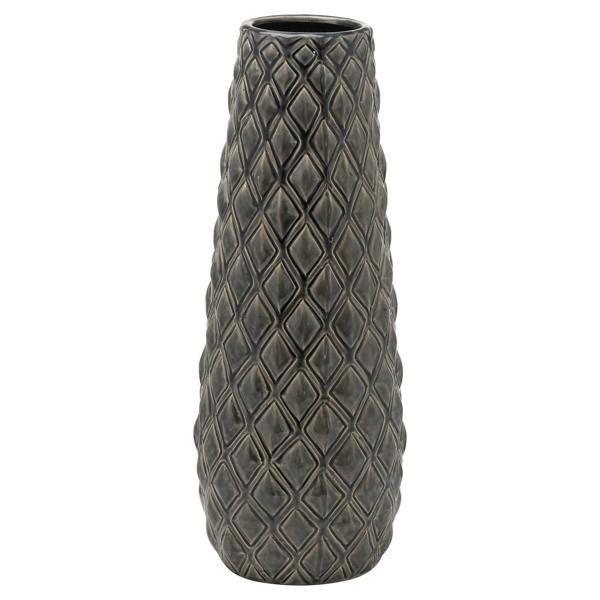 Hill Interiors Seville Collection Alpine Vase - Grey - 