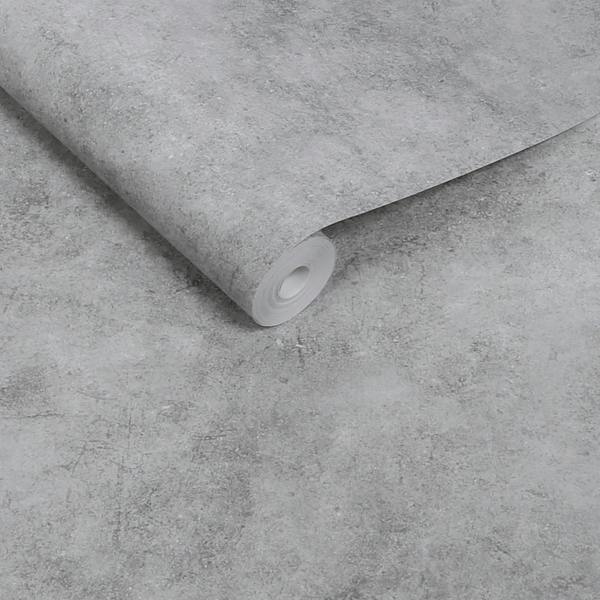 Next Soft Grey Plaster Abstract Wallpaper