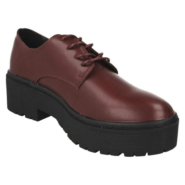 Spot On Ladies Spot On Platform Shoes