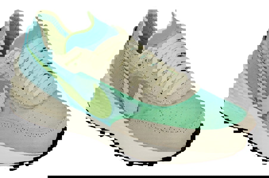 Nike Womens Waffle One Dc2533  401 - Bleached Aqua Lime Glow 401 - Photo 3