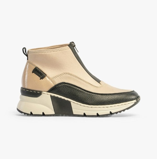 Rieker N6352-60 Womens Boots - Beige