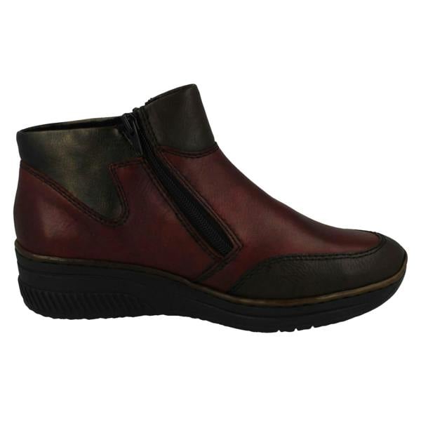 Rieker Ladies Rieker Fleece Lined Ankle Boots 48754