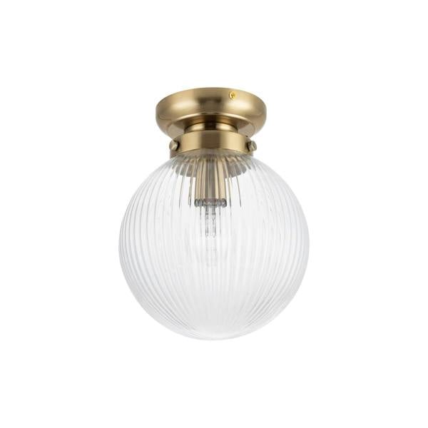 COSYLYTE Finley Bathroom Ribbed Glass Ceiling Light