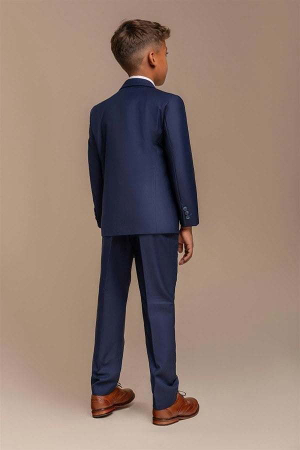 Boys Jefferson Three Piece Suit Back