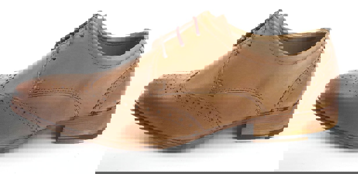 Frank James Clapham Mens Leather Brogue Lace Up Formal Shoes