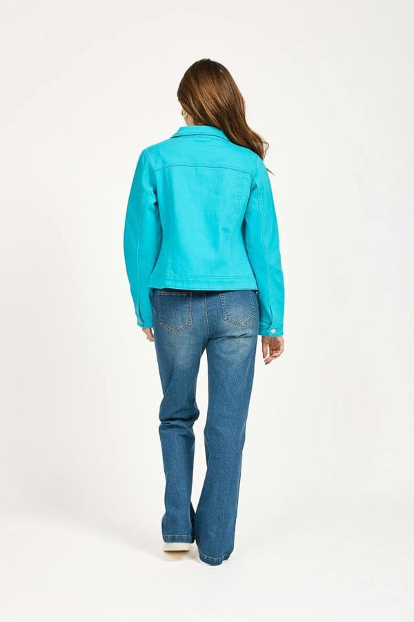 Mudflower Coloured Denim Jacket