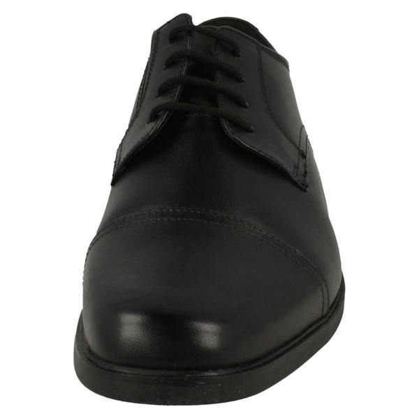 Clarks Mens Clarks Toe Cap Detailed Smart Shoes Howard Cap