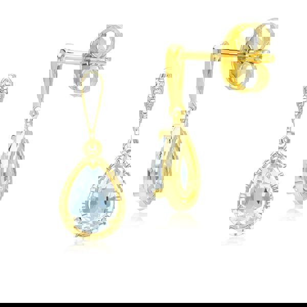 classic-pear-aquamarine-diamond-drop-earrings-in-9ct-yellow-gold-135e1912089 Side