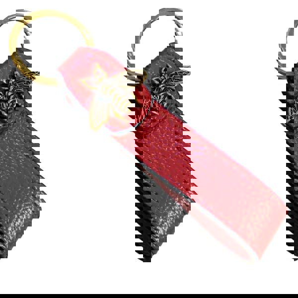 Love EMVY Leather Bee Keyring – Red