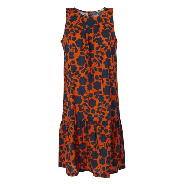 Regatta Womens/Ladies Orla Kiely Passion Flower Midi Dress - Orange