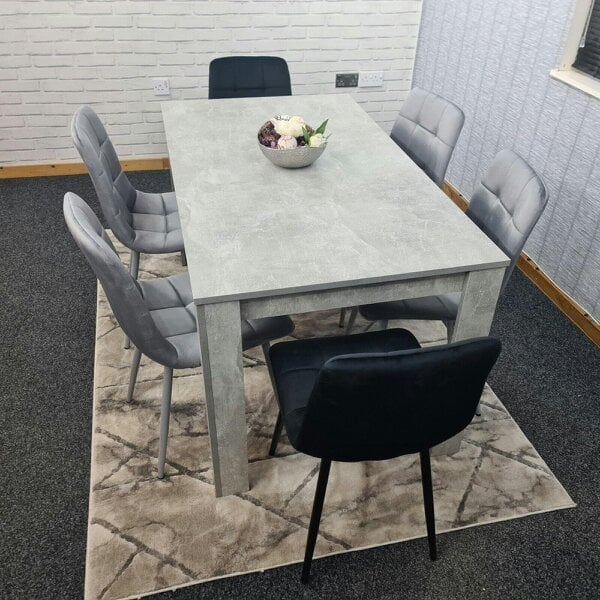 Kosy Koala Dining Table Set with 6 Chairs Dining Room and Kitchen table set of 6