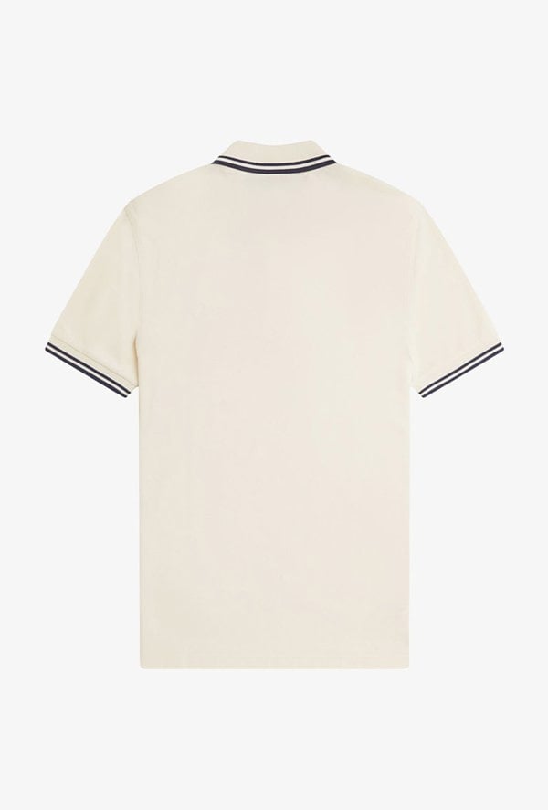 Fred Perry Men's Twin Tipped Polo Shirt - White