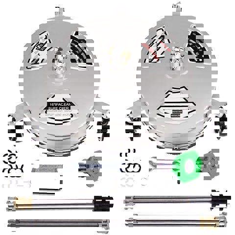 ProKleen Stainless Steel Pressure Washer Surface Patio Cleaner Attachment 16" Karcher Compatible