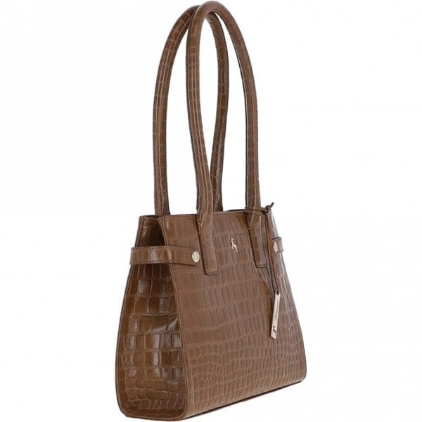 Ashwood Two Section Leather Tote Bag: C-52
