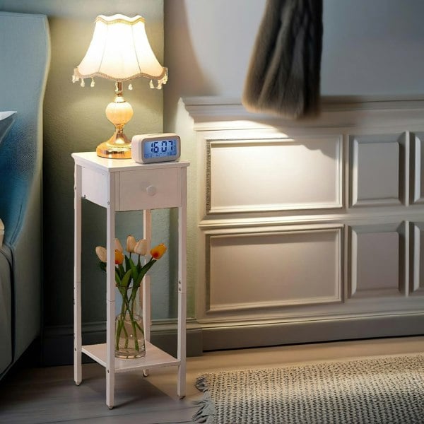 Rafaelo Mobilia Set of 2 Tall Bedside Tables