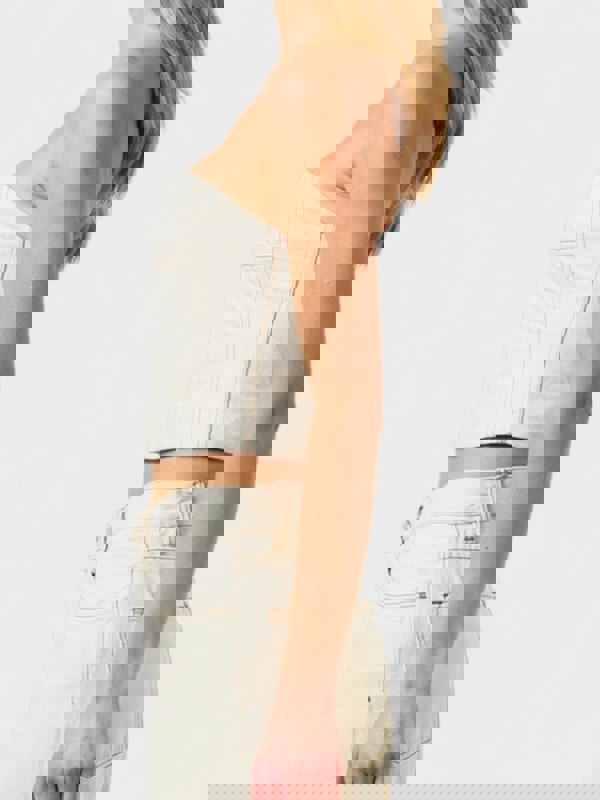 AMIRI Ma Bustier Bandeau Top Alabaster - Supplied FashionAmiri