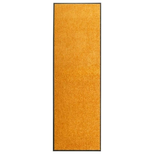 Berkfield Doormat Washable Orange 60x180 cm