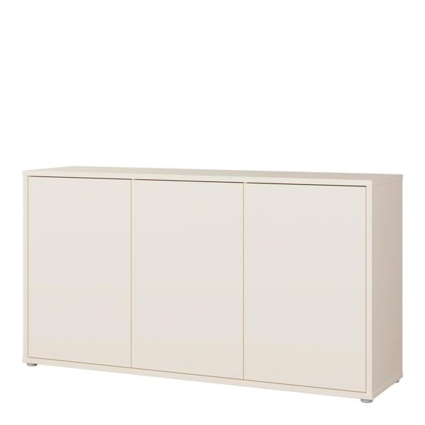 Furniture To Go Alice Springs 3 Door Sideboard with Push-to-Open Doors and Drawer in Sand