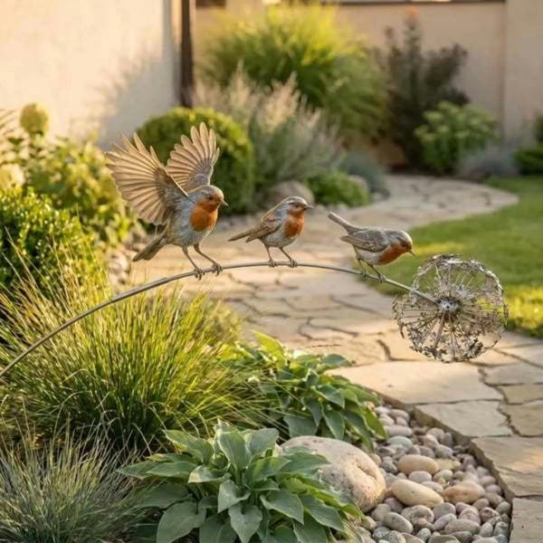 Leaper Metal Wrought-Iron Floral Ornaments