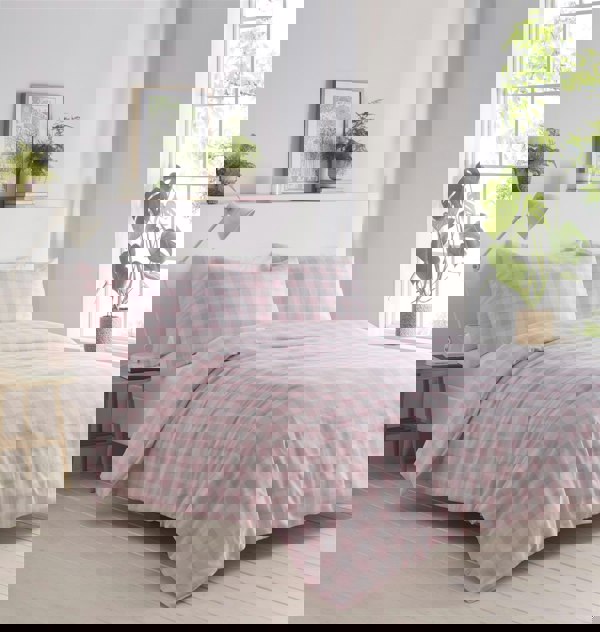 Portfolio Living Gingham Duvet Cover Set