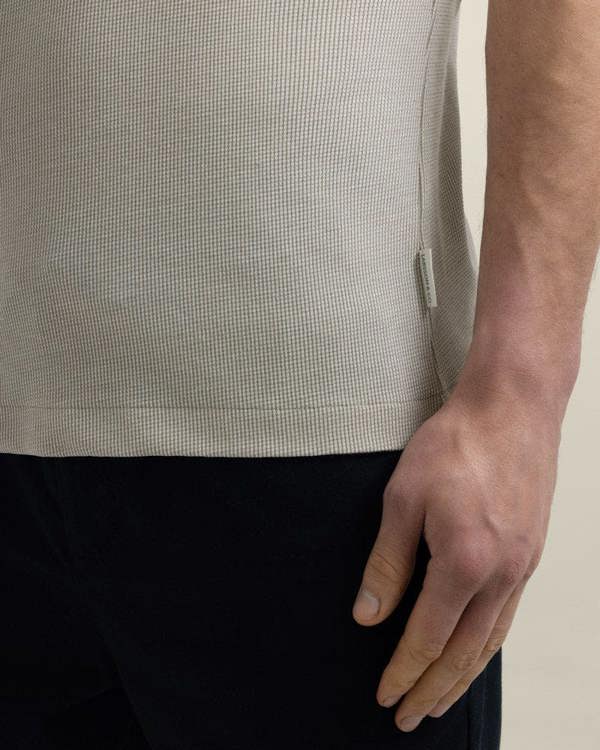 Larsson & Co Osvald - Jacquard Textured T-Shirt