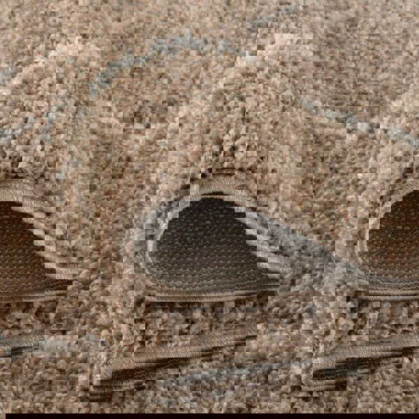 Shaggy rug Beige colour High Quality Elegant Moroccan Pattern