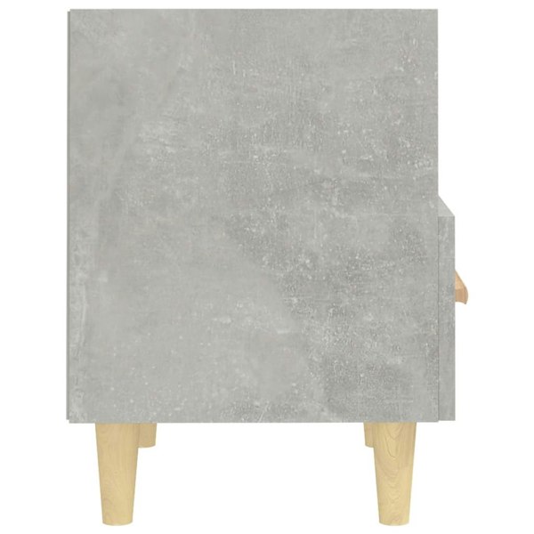 Berkfield Bedside Cabinet Concrete Grey 40x35x47 cm