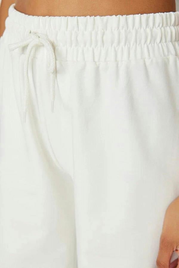WOVCOR Cotton Wide Leg Thin Knit Jogger