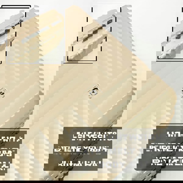 Pierre Cardin Soleil Hard Shell Suitcase Wheeled Luggage