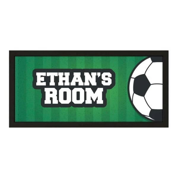 Personalised Wall Art Framed Print Sports Football Fan