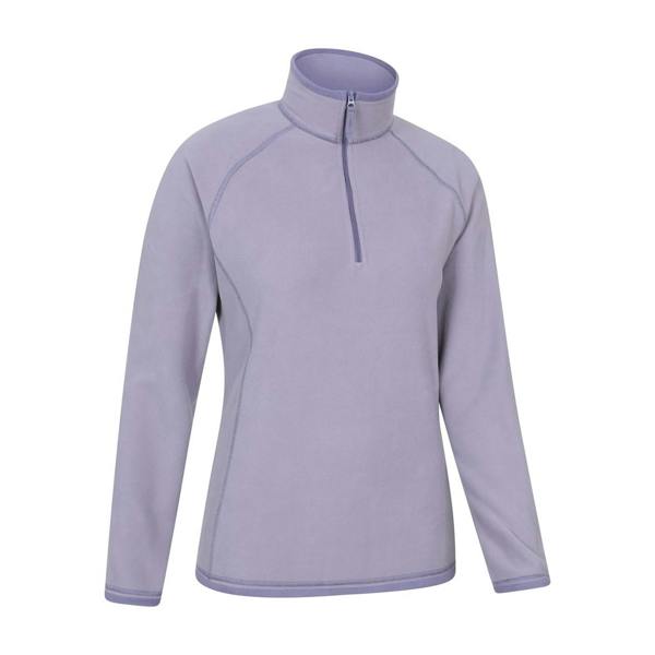 Mountain Warehouse Womens/Ladies Montana Half Zip Fleece Top - Dusky Purple - 