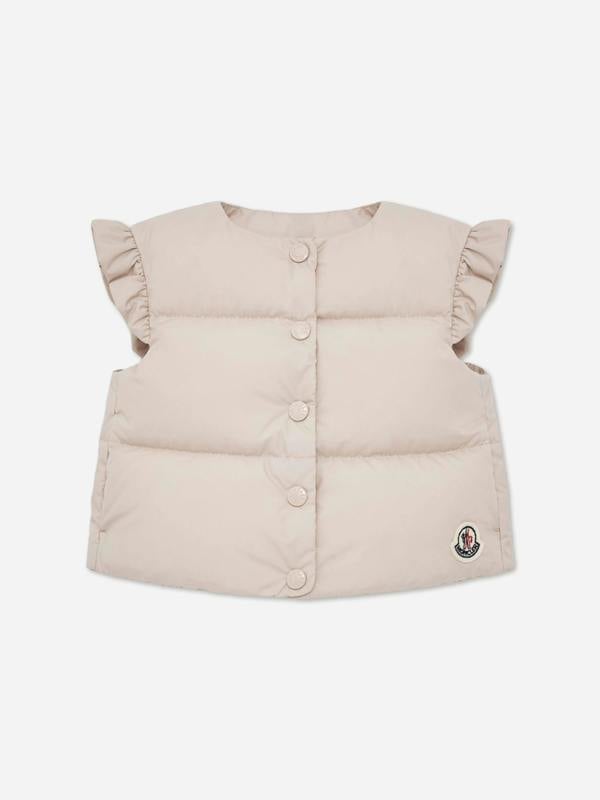 Moncler Enfant Baby Girls Down Padded Olivia Gilet in Pink